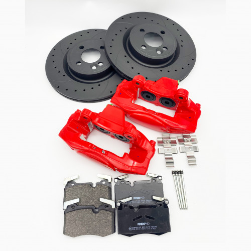 Budweg R53 R56 JCW Brembo Front Brake Calipers Upgrade 316x22mm