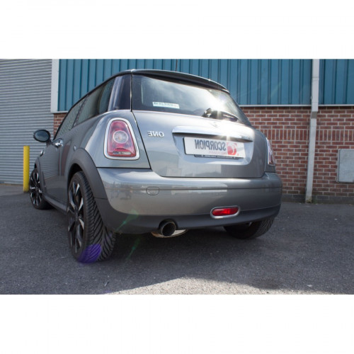 Scorpion Exhausts Catback System Polished 90mm Daytona - Resonated MINI One Cooper R56