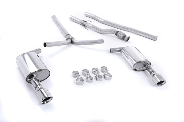 Milltek Exhausts Catback System Dual 100mm Jet - Non-Resonated MINI R55 Clubman Cooper S