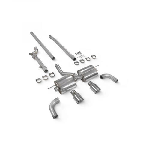 Scorpion Exhausts Catback System Polished 100mm Daytona - Non-Resonated MINI R60 Countryman R61 Paceman Cooper S All4