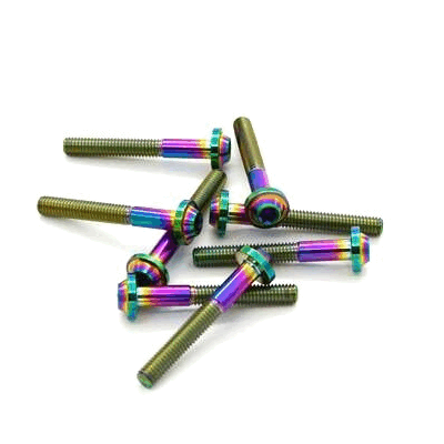 Orranje Rainbow Titanium Intercooler Snoot Boot Clamp Bolt Kit R53 R52 R50
