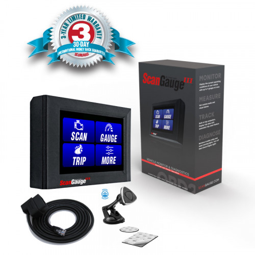 ScanGauge 3 III OBD II Code Scan Tool & Multi-Gauge