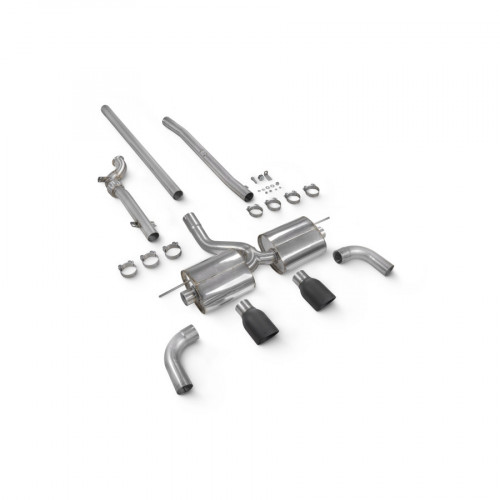 Scorpion Exhausts Catback System 100mm Ceramic Black Daytona - Non-Resonated MINI R60 Countryman R61 Paceman Cooper S All4