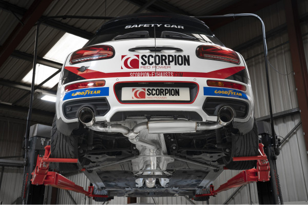 Scorpion Exhaust GPF Back System MINI Clubman F54 2019-24 - Polished 114mm Daytona Trims