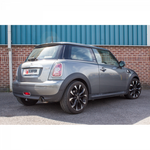 Scorpion Exhausts Rear Silencer Polished 90mm Daytona - MINI One Cooper R56