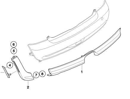 MINI R53 JCW GP Rear Bumper Trim