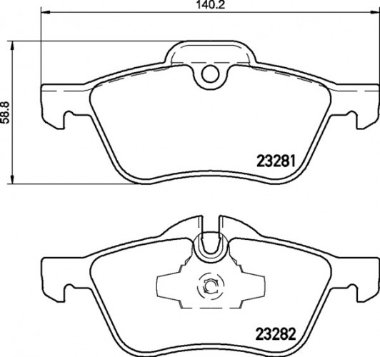Mintex R53 Front Brake Pads - MDB2162