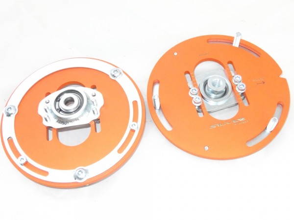 Silver Project Adjustable Top Mount Camber Plates MINI F55 F56 F57