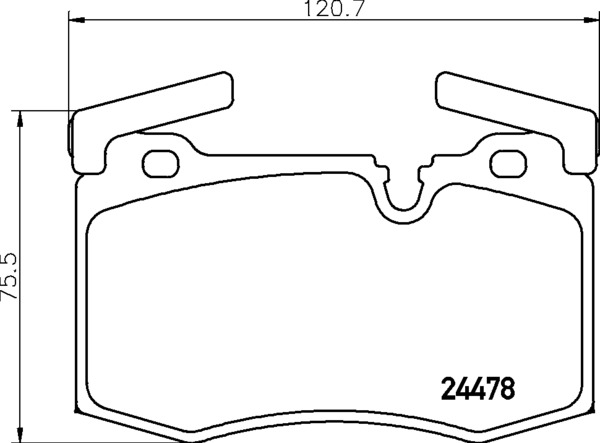 Mintex R56 JCW Brembo / Budweg Front Brake Pads - MDB2982