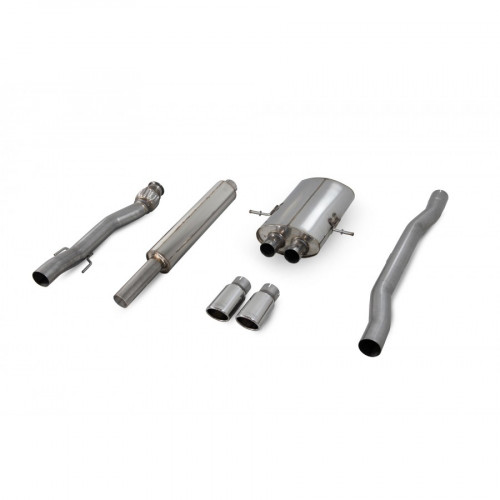 Scorpion Exhausts Catback System Polished Monaco - Resonated MINI R56 R57 R58 R59 Cooper S