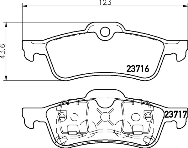 Mintex R53 Rear Brake Pads - MDB2163