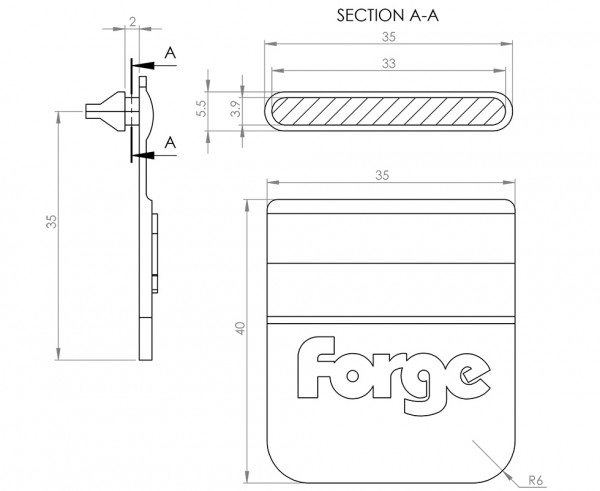 Forge Viton Oil Control Flaps