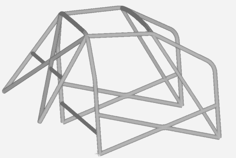 JP Cages MINI R53 Bolt-In Competition Roll Cage | Orranje