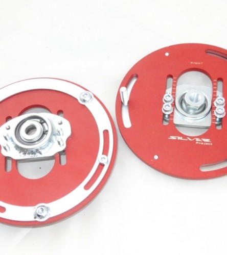 Silver Project Adjustable Top Mount Camber Plates MINI F55 F56 F57