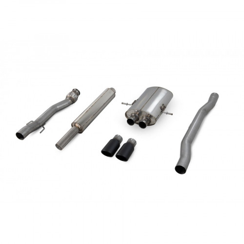 Scorpion Exhausts Catback System Black Ceramic Monaco - Resonated MINI R56 R57 R58 R59 Cooper S