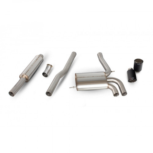 Scorpion Exhausts Catback System Carbon Fibre 100mm Ascari - Resonated MINI F56 Non-UK/Euro Models 2014-2018 Cooper S