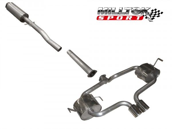 Milltek R52 Catback Exhaust Convertible - Non-Resonated SSXM403