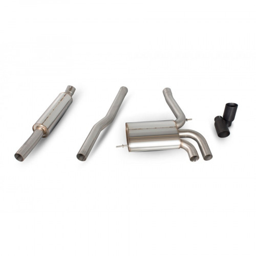 Scorpion Exhausts Catback System Black Ceramic 100mm Daytona - Resonated MINI F56 Non-GPF Cooper S