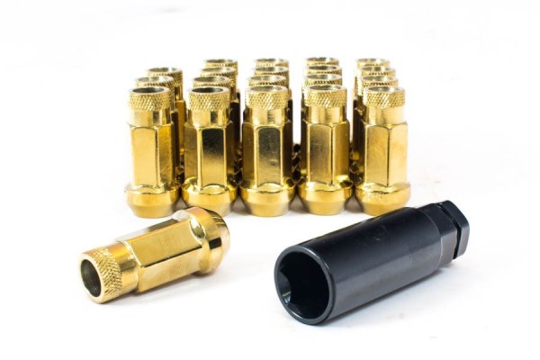 Mini GT50 Steel Open Ended Wheel Stud Conversion Kit x 16 - Early R50 R52 R53 M12x1.5