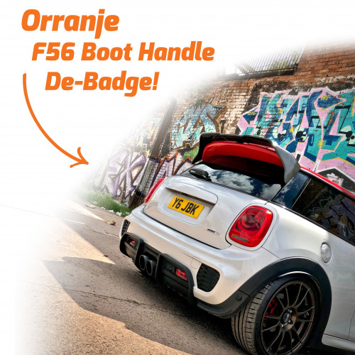 Orranje F56 Boot Handle De-Badge F55 F56 F57