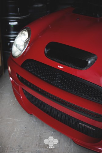 LEAP Omicron 2 R53 MINI Larger Bonnet Scoop