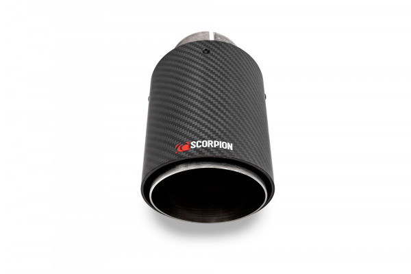 Scorpion Exhaust GPF Back System MINI Clubman F54 2019-24 - Ceramic Black 114mm Daytona Trims