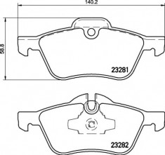 Mintex R53 Front Brake Pads - MDB2162