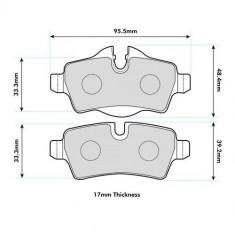 PBS ProTrack ProRace Rear Brake Pads R56 Cooper S + JCW 8472