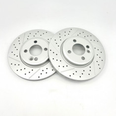 Bremtech Brake Discs Drilled & Grooved R53 JCW / R56 S / Bremtech 294mmx22mm