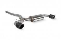 Scorpion Exhaust GPF Back System MINI Clubman F54 2019-24 - Ceramic Black 114mm Daytona Trims