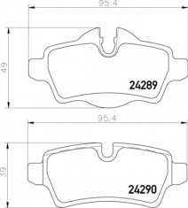 Mintex R56 Rear Brake Pads - MDB2930