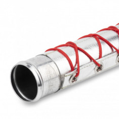 Funk Motorsport Silver Lace Up Induction Kit Thermal Barrier Sleeving