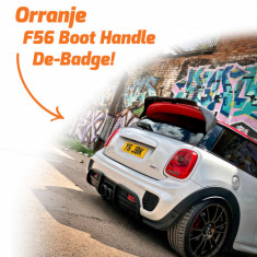 Orranje F56 Boot Handle De-Badge F55 F56 F57