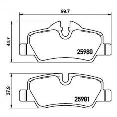 Mintex F56 JCW Rear Brake Pads - MDB3438