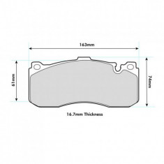 PBS ProTrack ProRace Front Brake Pads R56 JCW GP2 8594